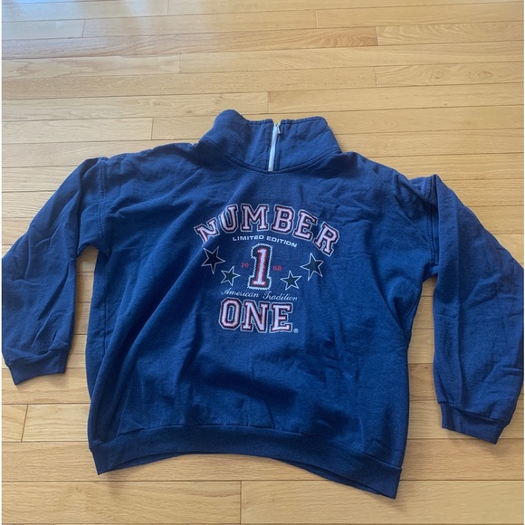 Blue graphic sweatshirt - Picture 1 of 2